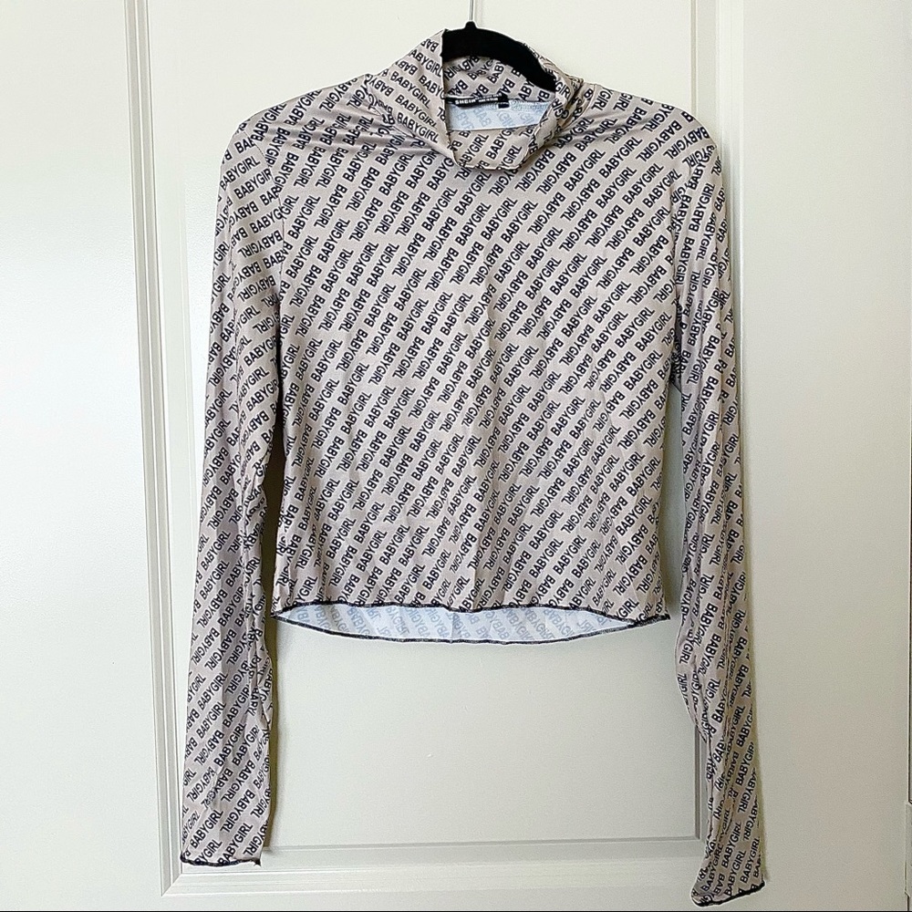 SHEIN Baby Girl Graphic Long-Sleeve Tee in US 8/10